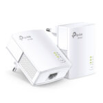 KIT DE 2 ADAPTADORES POWERLINE TP-LINK TL-PA7017 KIT ALAMBRICO A 1000MBPS/SOPORTA HASTA 300M DE CABLE