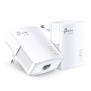 KIT DE 2 ADAPTADORES POWERLINE TP-LINK TL-PA7017 KIT ALAMBRICO A 1000MBPS/SOPORTA HASTA 300M DE CABLE