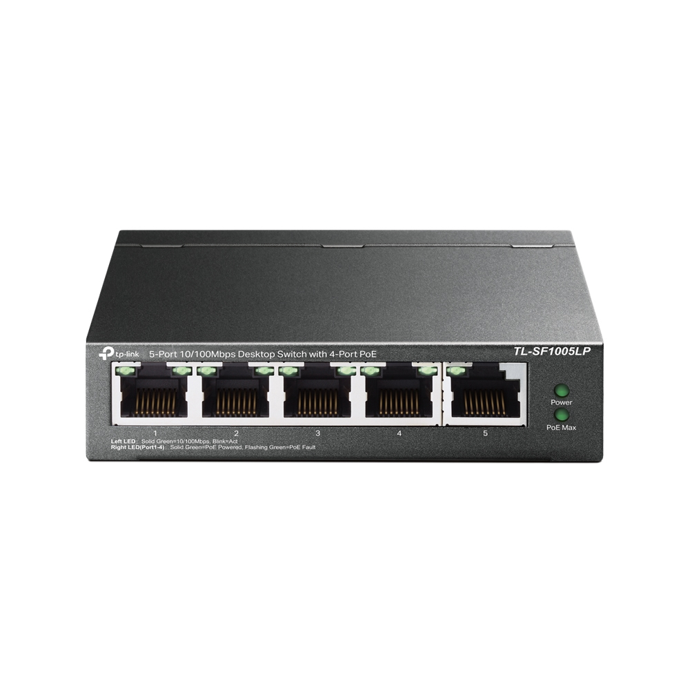 5-PORT 10/100 MBPS DESKTOP SWITCH WITH 4-PORT POE