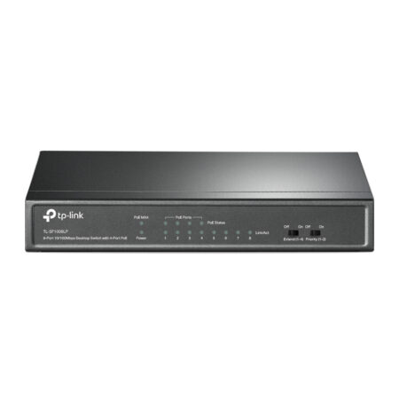 Switch De Escritorio De 8 Puert OS A 10 / 100Mbps Con PoE En 4 Puer