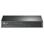 Switch Tp-Link Tl-Sf1008P 8 Puertos 10/100Mbps Con 4 Puertos PoE 66W Metálico