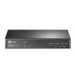 SWITCH POE TP-LINK TL-SF1009P 9 PUERTOS 10/100 MBPS,8 PUERTOS POE,65W, NO ADMINISTRABLE/TLSF1009P