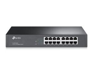 SWITCH TP-LINK TL-SF1016DS 16 PUERTOS 10/100MBPS PARA RACK DE 13", NO ADMINISTRABLE