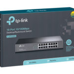 Switch De 16 Puertos Ethernet. Escritorio/Rack Sin Admin