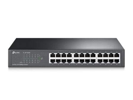 Switch De 24 Puertos Ethernet De Escritorio Y Montaje En Rack
