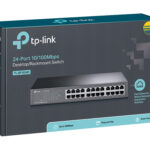 Switch De 24 Puertos Ethernet De Escritorio Y Montaje En Rack