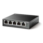 Switch Gigabit Tp-Link Tl-Sg1005Lp De 5 Puertos 10/100/1000Mbps/4 Puertos PoE+ 802.3Af/At/No Administrable/Metalico