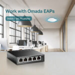Switch Escritorio De 5 Ptos Gigabit Con 4 Puertos PoE Sin Adm
