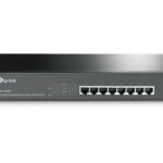 Switch Gigabit Tp-Link No Administrable PoE (Tl-Sg1008Mp) , Negro, 126W, 8 Puertos