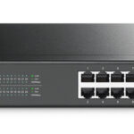 Switch Tp-Link, Negro, 10/100/1000 Mbps, 24Ptos, Rack