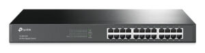 Switch Tp-link, Negro, 10/100/1000 Mbps, 24ptos, Rack
