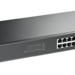 Switch Tp-Link, Negro, 10/100/1000 Mbps, 24Ptos, Rack