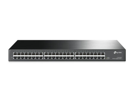 Switch Tp-Link, Gris, 10/100/1000 Mbps, 48Ptos, Rack