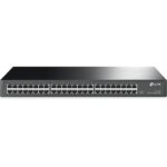Switch Tp-Link, Gris, 10/100/1000 Mbps, 48Ptos, Rack