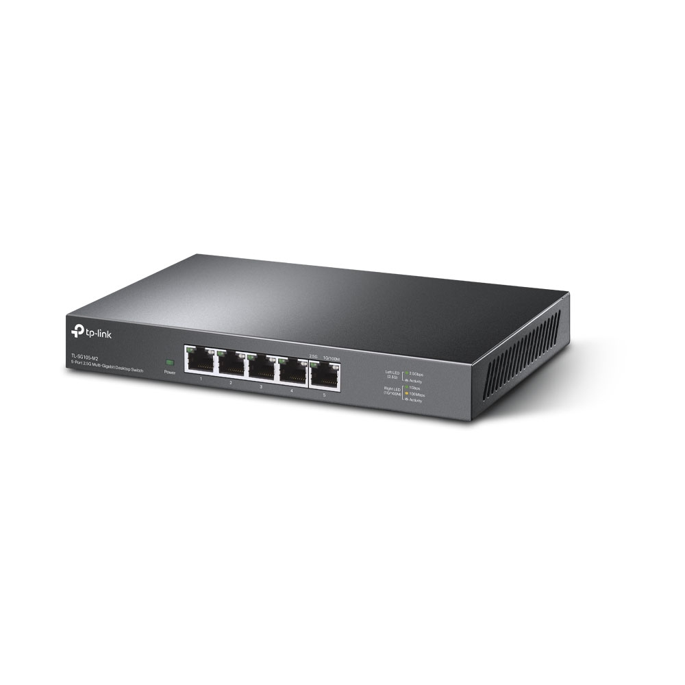 Switch Tp-link Gigabit Tl-sg105-m2 5 Puertos Rj45 De Hasta 2.5gbps C/u Carcasa De Metal