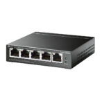 Switch Gigabit Tp-Link Tl-Sg105Mpe, 5 Puertos 10/100/1000Mbps (4X PoE), 120W, 10Gbit/S, No Administrable