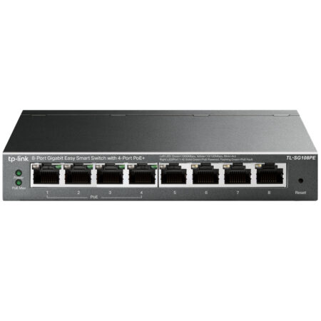 Switch Gigabit Tp-Link Tl-Sg108Pe 8 Puertos,Gigabit Smart