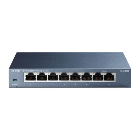 Switch Gigabit Tp-Link Tl-Sg108 8 Puertos, Carcasa Metalica