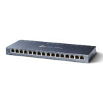 Switch Gigabit Tp-Link Tl-Sg116, Negro, 10 W, 16 Puertos