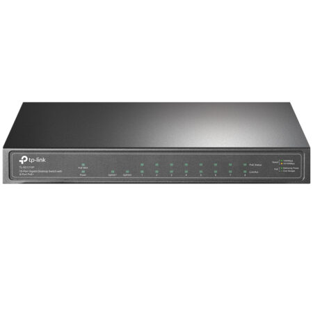 Switch De Escritorio Gigabit De 10 Puertos Con PoE De 8 Puertos