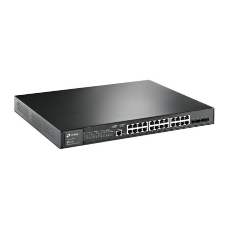 Switch L2+ Omada PoE+ Tp-Link Tl-Sg3428Mp 24 Puertos PoE+ 10/100/1000 Mbps/4 Puertos Sfp 1G/2 Puertos Consola (RJ45 Y Microusb)/Administracion Centralizada Omada O Stand-Alone/Multicast Igmp