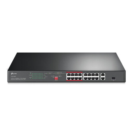 Switch Para Montaje En Rack De 16 Puertos PoE 10 100 Mbps