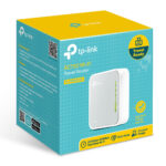 Router Inalambrico Wisp Ac750, Tp-Link Tl-Wr902Ac 2.4Ghz/5Ghz, 733 Mbit/S, Rj-45, USB 2.0 Modo Ap/Extensor, Antena Interna, Color Blanco