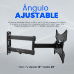 Soporte De Pared Vorago Tm-300 Para Pantalla 13 Pulgadas A 42 Pulgadas Brazo Articulado -
