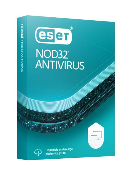 Esd Antivirus Eset Nod32, 2 Usuarios, 1 Año, Tmeset-401