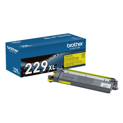 Toner Brother Tn229Xly Amarillo – Rendimiento Aproximado Hasta 2, 300 Páginas, Compatible Con Dcpl3560Cdw, Mfcl3780Cdw