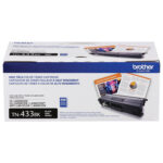 Tóner Brother Tn433Bk Negro - Rendimiento Apróximado 4, 500 Páginas, Compatible Con Mfcl8900Cdw