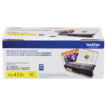 Tóner Brother Tn433Y Amarillo - Rendimiento Apróximado 4, 000 Páginas, Compatible Con Mfcl8900Cdw