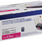 Tóner Brother Valor Tn436M Magenta - Rendimiento Aproximado 6, 500 Páginas, Compatible Con Mfcl8900Cdw, Mfcl9570Cdw, Hll9310Cdw