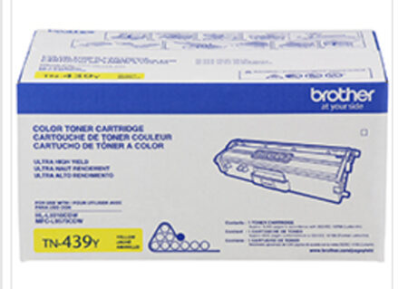 Tóner Brother Valor Tn439Y Amarillo – Rendimiento Aproximado 9, 000 Páginas, Compatible Con Hll9310Cdw, Mfcl9570Cdw