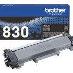 Tóner Brother Tn830 Negro - Rendimiento Aproximado 1, 200 Páginas, Compatible Con Dcpl2660Dw