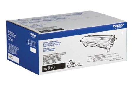 Tóner Brother Valor Tn850 Negro – Rendimiento Aproximado 8, 000 Págs.