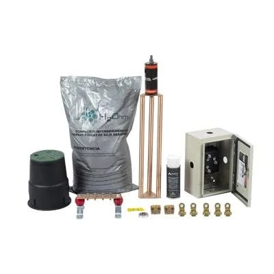 Kit De Tierra Fisica Total Ground Tg100K Con Electrodo Magnetoactivo 67 X 17 Cm/Max: 100 Amp/Kit-Master-100K-V2