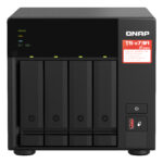 NAS Qnap Tower 4 Slots 8Gb RAM Exp5Gb Flash Proc AMD Ryzents-