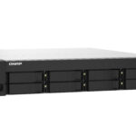 NAS De 8 Bahias Qnap Ts-832Pxu-4G-Us Annarpuna Labs Apline/4Gb/2.5" Y 3.5"/2 Puertos RJ45 2.5Gbe + 2 Puertos Fibra Optica Sfp+ 10Gbe/Montaje En Rack 2Ur