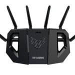 ROUTER INALAMBRICO ASUS TUF-BE6500 2.4-5GHZ/DOBLE BANDA/6 ANTENAS EXTERNAS/COLOR NEGRO