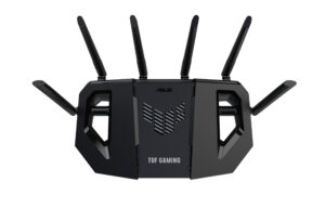 ROUTER INALAMBRICO ASUS TUF-BE6500 2.4-5GHZ/DOBLE BANDA/6 ANTENAS EXTERNAS/COLOR NEGRO