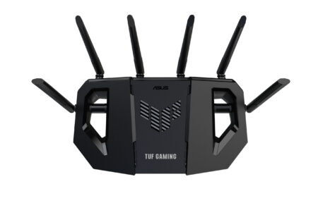 Router Inalambrico ASUS Tuf-Be6500 2.4-5Ghz/Doble Banda/6 Antenas Externas/Color Negro