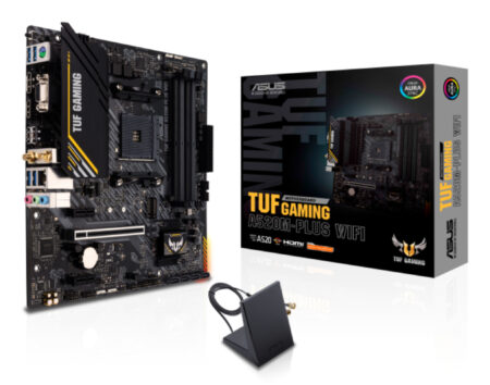 Mb ASUS Tuf Gaming A520M-Plus WiFi, Socket Am4/Micro ATX/AMD A520/HDMI/DDR4/128Gb