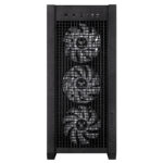 Gabinete ASUS Tuf Gaming Gt302 Argb Black/Media Torre/Vidrio Templado/4 Ventiladores Instalados/Color Negro/Eatx