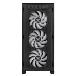 Gabinete ASUS Tuf Gaming Gt302 Argb Black/Media Torre/Vidrio Templado/4 Ventiladores Instalados/Color Negro/Eatx