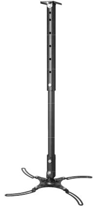 SOPORTE DE TECHO PARA PROYECTORES PEERLESS TVPRO10 SOPORTA HASTA 10KG COLOR NEGRO