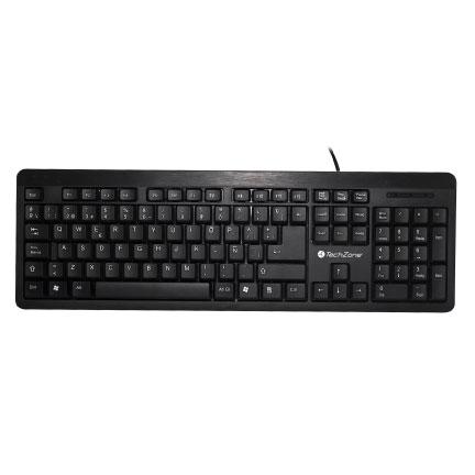 Techzone Standard Wired Keyboard With USB Connection