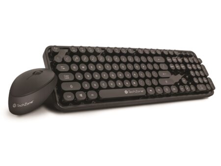 Kit Nifty Techzone Combo Inalámbrico Con Conexión USB, Mouse 1600 Dpi´s, Teclado Con 104 Teclas Tipo Qwerty, 1 Año De Garantía.