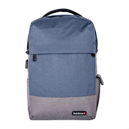 Mochila Para Laptop 15.6″ Techzone Strong Tz21Lbp07-B Azul/Gris