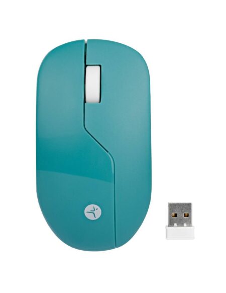 Mouse Inalámbrico Armor  Recargable Techzone Color Verde, 1200 Dpi, 3 Botones.